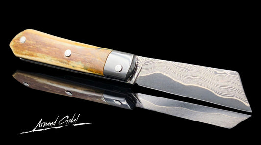 BLACK SAIL DAMAS CARBONE / ZIRCONIUM ET IVOIRE DE MAMMOUTH