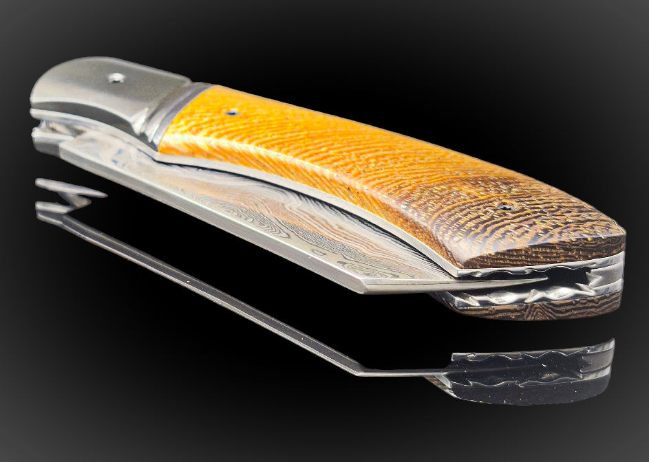LEVANT DAMAS CARBONE / ZIRCONIUM ET WENGE