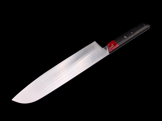 SANTOKU INOX, EBENE ET JASPE AVEC FILS D'OR