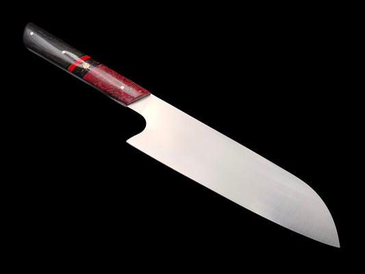 SANTOKU INOX, EBENE DU GABON ET ERABLE
