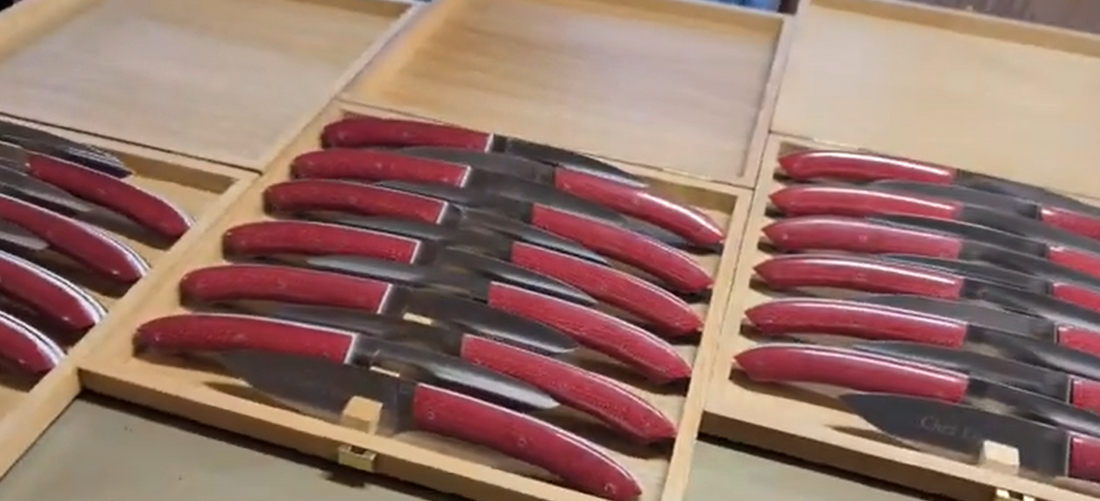 REALISATION DES COUTEAUX DU RESTAURANT CHEZ ERWAN