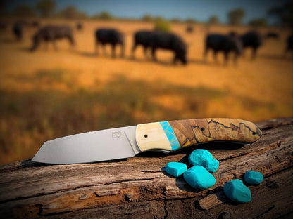 LEVANT INOX MA5 / PHACO TURQUOISE ET FILS D'OR HETRE ECHAUFFE