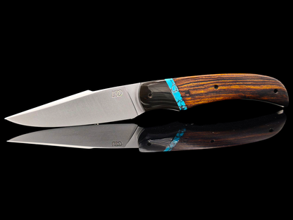 BRIERE CT INOX MA5 / BUFFLE, TURQUOISE ET BOIS DE FER D'ARIZONA