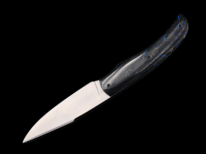 BRIERE CT INOX MA5 / RESINE STINGRAY NOIR ET BLEU