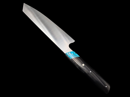 KIRITSUKE INOX / TURQUOISE ET EBENE