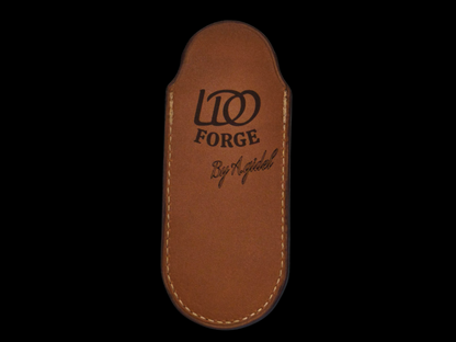 LINER LOCK "LE STAFF" DAMAS CARBONE / ZIRCONIUM ET WENGE