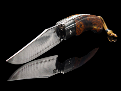 CORSAIRE / SUMINAGASHI VG10 / ZIRCONIUM ET LOUPE DE BOIS DE FER