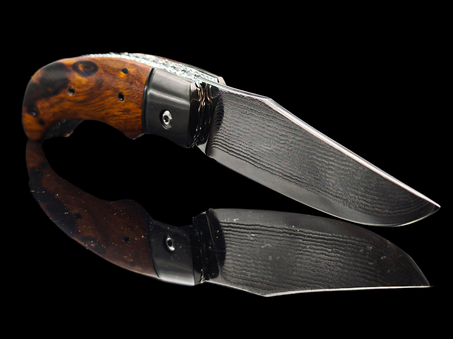 CORSAIRE / SUMINAGASHI VG10 / ZIRCONIUM ET LOUPE DE BOIS DE FER